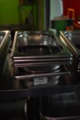 *Six Stainless Steel Bain Marie Inserts