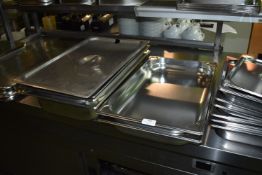 *Five Gastronorm Bain Marie Inserts