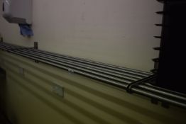 *120cm Tubular Stainless Steel Wall Shelf