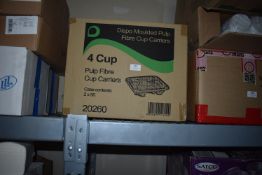 *Box of 2x 90 Four Cup Pulp Fibre Carriers