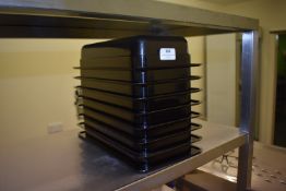 *Eight Plastic Refrigerated Servery Inserts