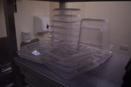 *Seven Plastic Refrigerated Servery Inserts