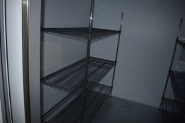 *Three Tier Chrome Cold Room Racking