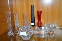 Single Stem Vases etc.