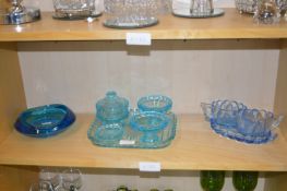 Blue Coloured Glass