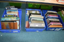 Three Crates of Assorted Books