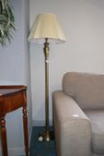 Brass Effect Standard Lamp