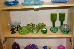Green Coloured Glass