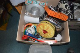 Large Box of Kitchenware etc.