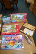 Monopoly Hull Edition Sealed Game, Three Jigsaw Pu