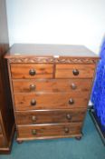 St Michael Dark Stained Pine Six Drawer Bedroom Ch