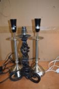 Three Table Lamp Bases