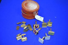 Gent's Cufflinks Including Sterling Silver