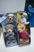 Four Meerkat Soft Toys