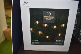 *Ten Flame Effect Lanterns