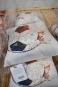 *Four Football Scatter Cushions