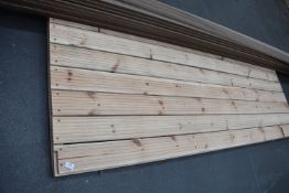 *Section of Softwood Decking 1m x 2.5m