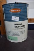 *1x 5L of Protek Spring Green Royal Exterior Superior Wood Finish