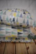 *Three Geometric Design Scatter Cushions