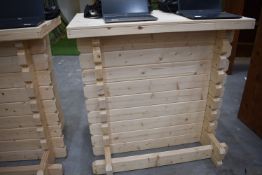 *Garden Bar Manufactured from 44mm Heavy-Duty Pine Logs