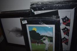 *Sixteen Black Ash Picture Frames