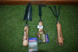 *Three Faithful Gardening Hand Tools