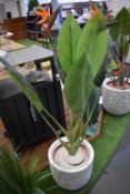 *Artificial Bird of Paradise Plant in Planter