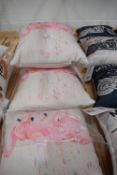 *Five Flamingo Scatter Cushions