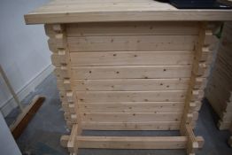 *Garden Bar Manufactured from 44mm Heavy-Duty Pine Logs