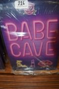 *Six Babe Cave Signs