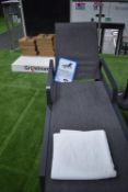 *Santorini Dusk Garden Lounger with Towel