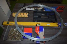 *Assorted Hand Tools to Include Saws, Spirit Levels, Ironmongery, etc.