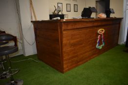 *L-Shape Pine Serving Counter/Bar 316x130cm
