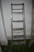 *Aluminium Five Tread Steps