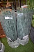 *Pair of Artificial Grasses in Pots