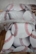 *Five Baseball Scatter Cushions
