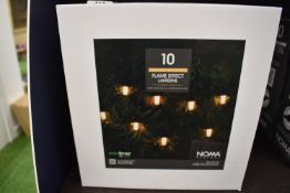 *Ten Flame Effect Lanterns