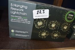 *Five Hanging Firework Lightchain