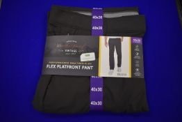 *Weatherproof Vintage Flexi Flatfront Pants Size: 40/30