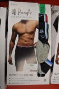 *Pringle Classic Boxer Shorts Size: XL 4pk