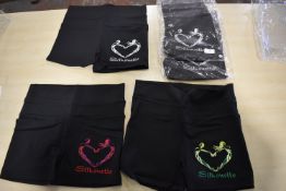 *Five Silhouette Shorts Size: M