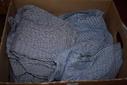 Quantity of Black & White Checked Work Trousers (mixed sizes)