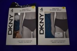 *Two DKNY Smooth Modern Ladies Briefs 4pk Size: S