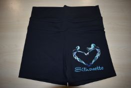 *Three Silhouette Black Shorts Size: S