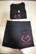 *Two Silhouette Black Vest & Shorts Sets Size: S