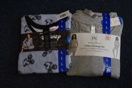 *One Disney and One Flora Nikrooz Loungewear Sets Size: L