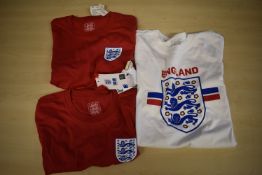 *Two England T-Shirts Size: S