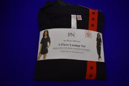 *Flora Nikrooz 3pc Black Loungewear Set Size: M