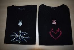 *Four Silhouette Black Vests Size: M