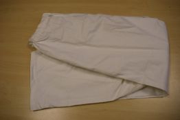 ~10 Pairs of White Work Trousers (mixed sizes)